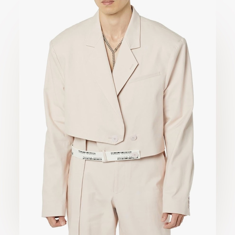 Madison Blanche Short jacket for all genders 100% Cotton unisex Ptp 23